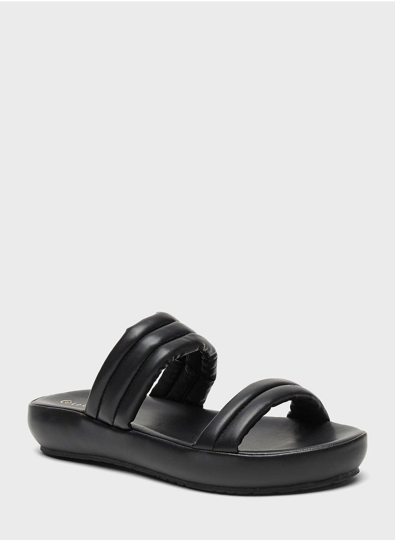Le Confort - Double Strap Wedge Sandals - Image 1