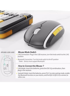 QW06 Wireless 2.4G, Bluetooth Keyboard and Mouse Combo english & arabic (Red) - pzsku/ZF15CD0758D29CD47BFA7Z/45/_/1726490671/ded72c12-5cd6-4b9f-9e2c-1e3bba003318