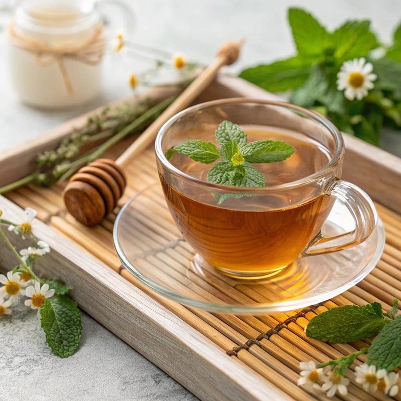 Pink Stork Organic Fertility Tea for Women | Fertility Supplements for Women with Chaste Tree Berry (Vitex) + Red Raspberry Leaf | Hormone Balance Herbal Tea for Conception Support | USDA Organic, Caffeine Free - Mint, 15 Sachets - Image 3