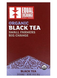 Equal Exchange Organic Black Tea 20 Tea Bags 1.41 oz (40 g) 