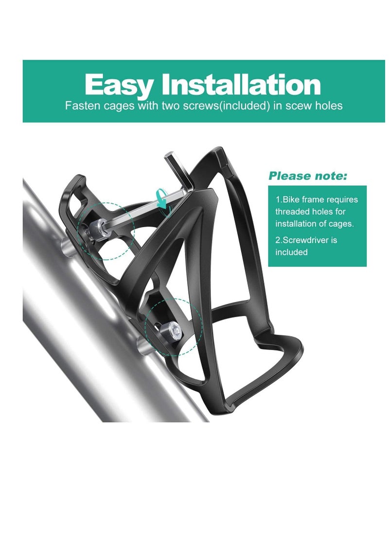 Y&D - Bike Bottle Holder, Premium Bicycle Water Holder Cage Bracket Fit 650-750ML with Secure Screw Mounting, Perfect for Cycling, Commuting, or Other Outdoor Activities - Image 1