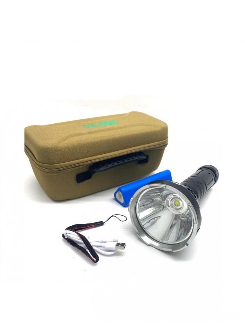 Super Bright 20000 Lumens Zoomable Rechargeable LED Flashlight Powerful Aluminum Flashlight IPX7 Waterproof 6 Modes Tactical Flashlight for Camping Emergency - Image 1