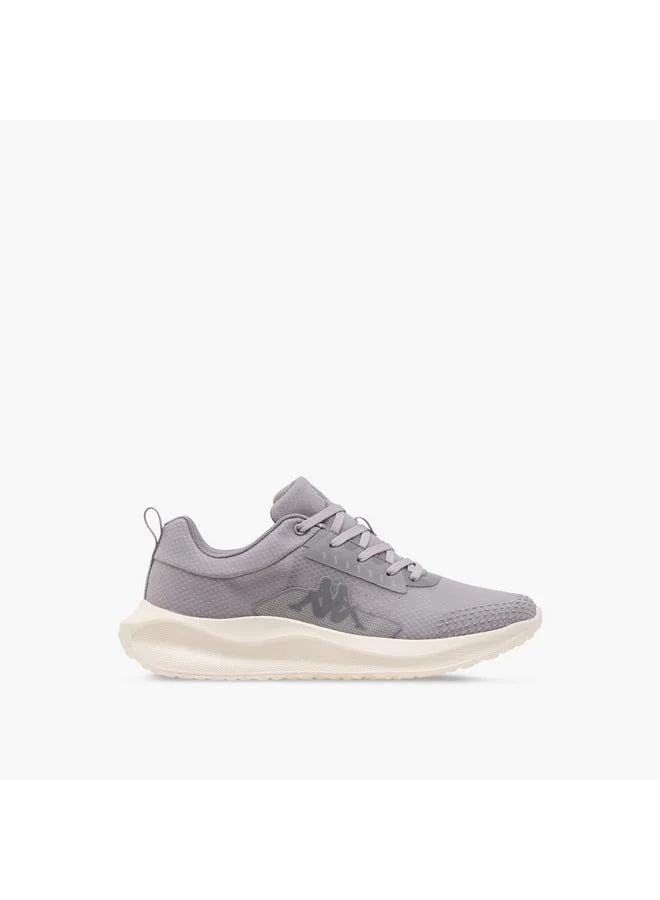Men's Logo Detail Sports Shoes with Lace-Up Closure