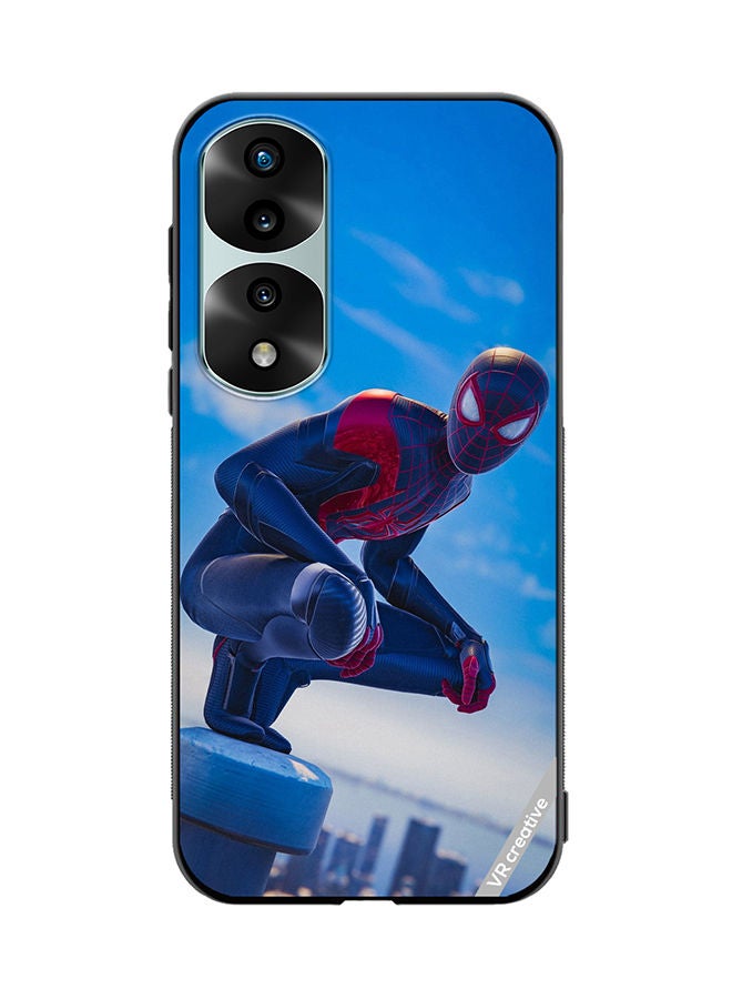 VR CREATIVE Protective Case Cover For Honor 70 Pro Spiderman Design Multicolour - Image 1