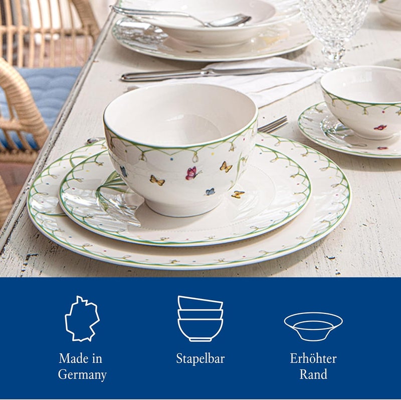 Villeroy & Boch طبق عشاء فيليروي وبوش الربيع الملون 105 في بورسلين فاخر أبيض اللون - Image 4