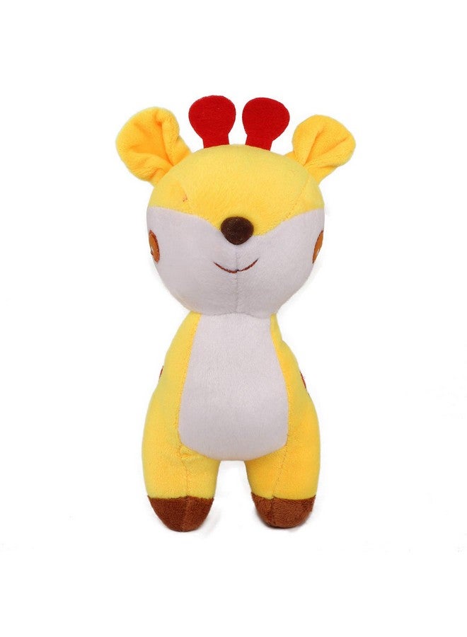 Webby Soft Animal Plush Deer Toy 20cm, Yellow - Image 2