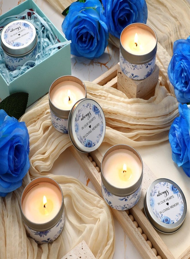 MTLEE 24 Pcs Funeral Memorial Candles Funeral Favors for Guests Celebration of Life Supplies Lavender Scented Tealight Sympathy Gifts Memorial Service Grief Share Meeting(Elegant) - Image 4