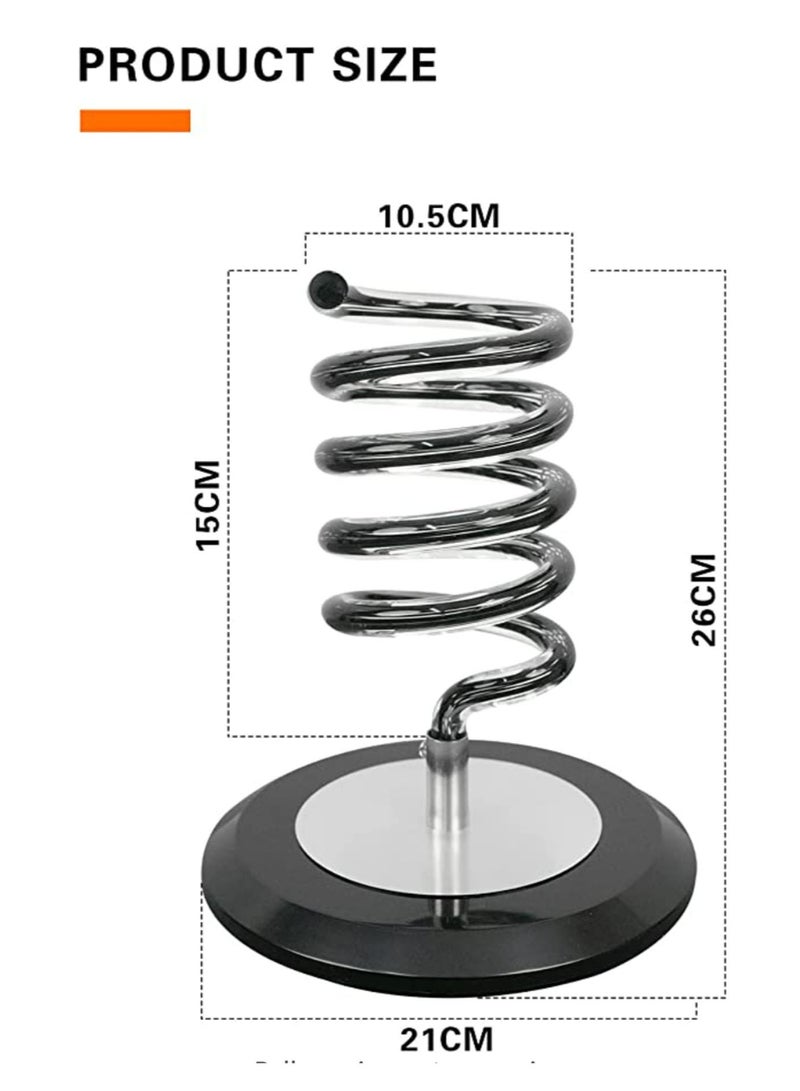 Hair Dryer Stand Short Spiral Type for Hair Styling, Bathroom, Beauty Salon, Barbershop Equipment - Image 2