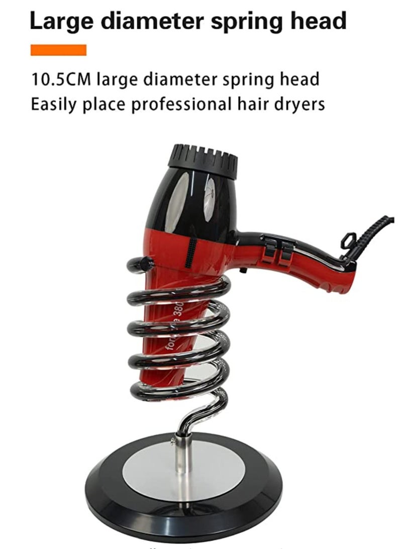 Hair Dryer Stand Short Spiral Type for Hair Styling, Bathroom, Beauty Salon, Barbershop Equipment - Image 3