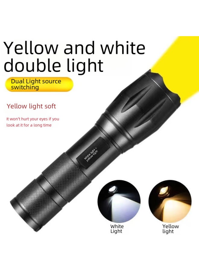 Loquat Photography Flashlight Three-light Source Four-light Multi-light Source RGB Fill Light Atmosphere Handheld Creative Spotlight-Color:White Single Light Source - Image 4