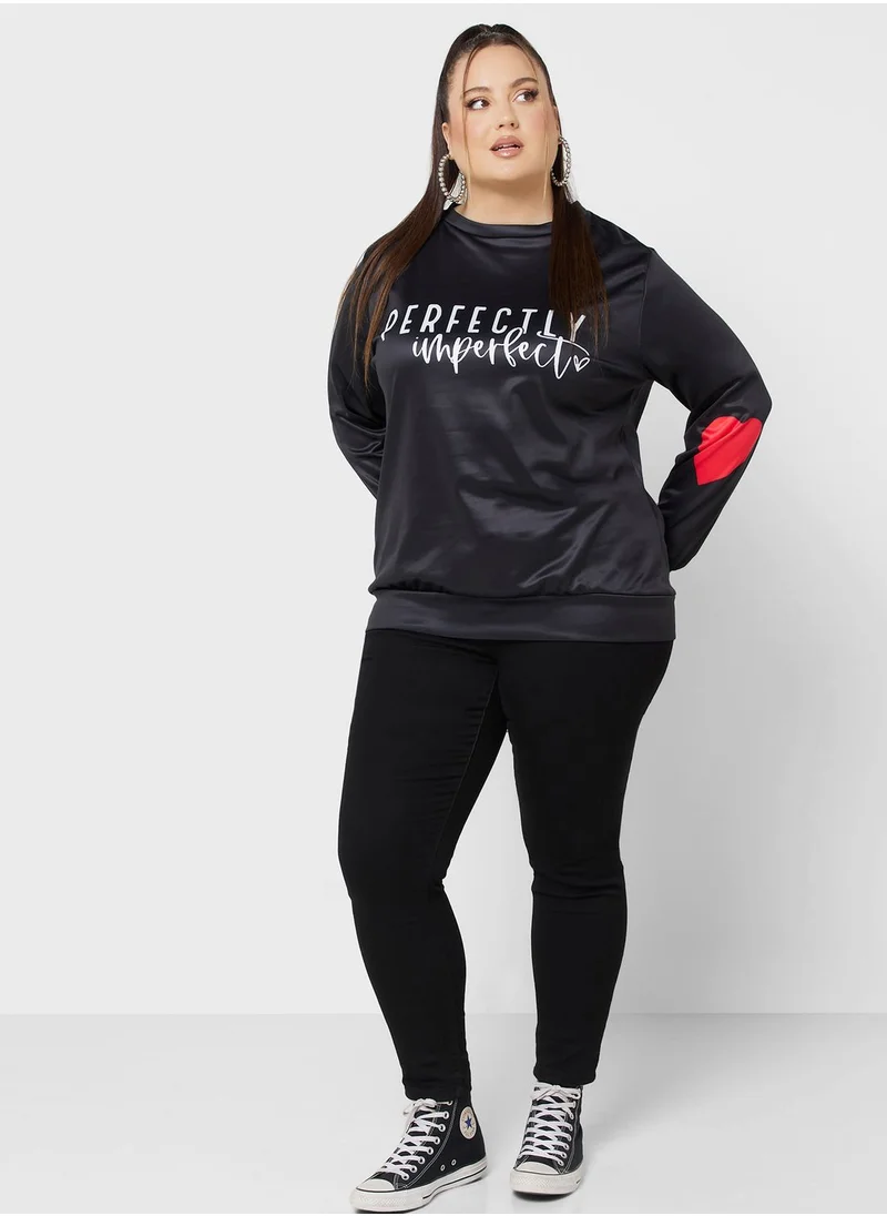 Ginger Plus Printed Sweatshirt