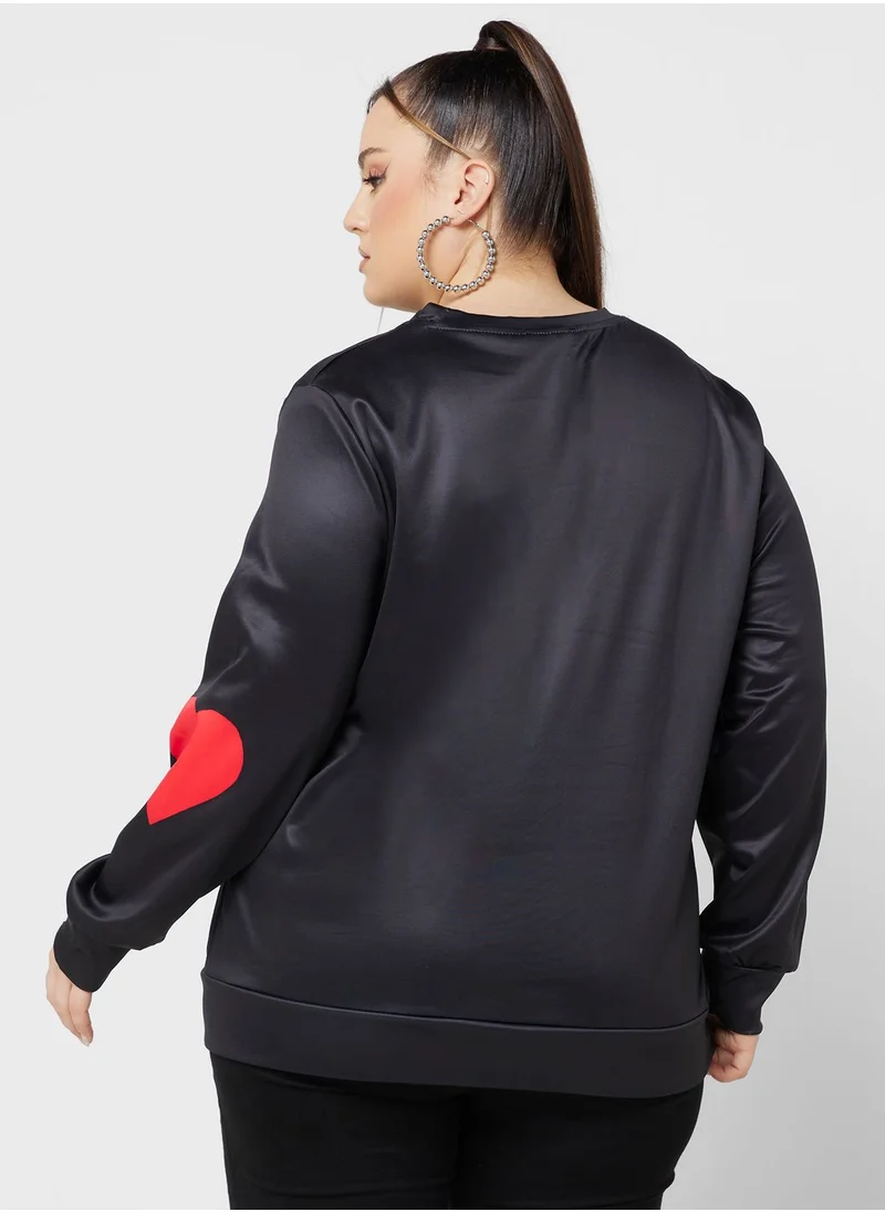 Ginger Plus Printed Sweatshirt