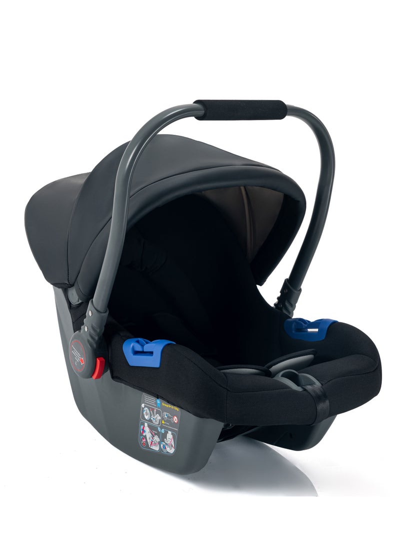 ECONO Sturdy by FlyKids 3 in 1 Travel System with Convertible carrycot and Baby car seat rain Cover Parent Bag Adjustable Height Luxury stroller Foldable baby pram Travel system stroller  - Image 4