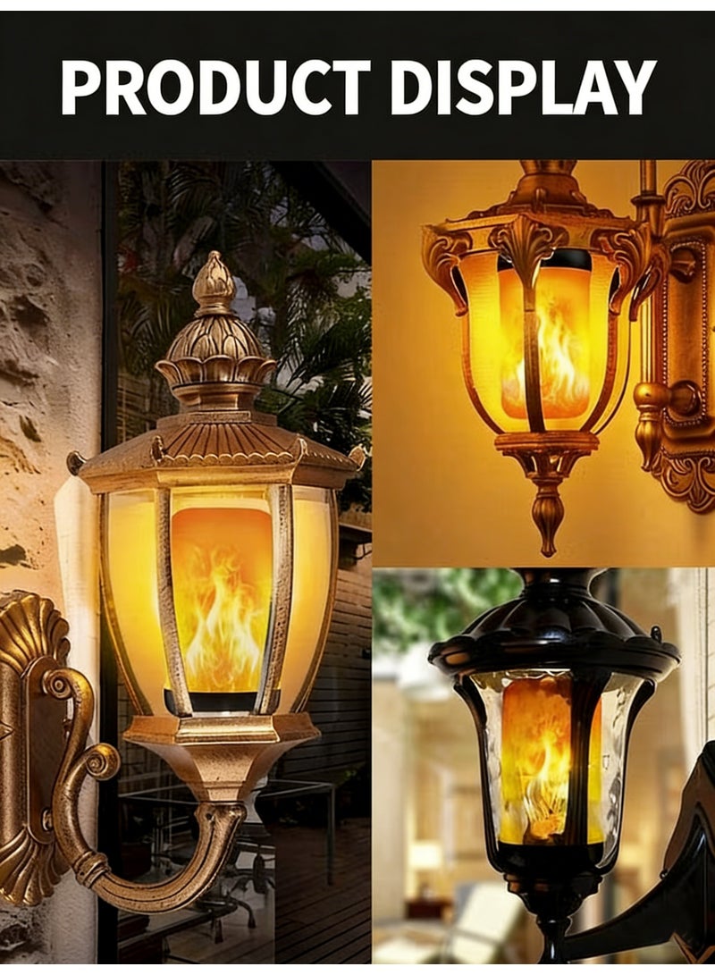 OMEVE 3-Piece LED Flame Light Bulb,3 Modes Flickering Light,E27 Base Flame Bulb For Party,Indoor And Outdoor Home Decor - Image 5
