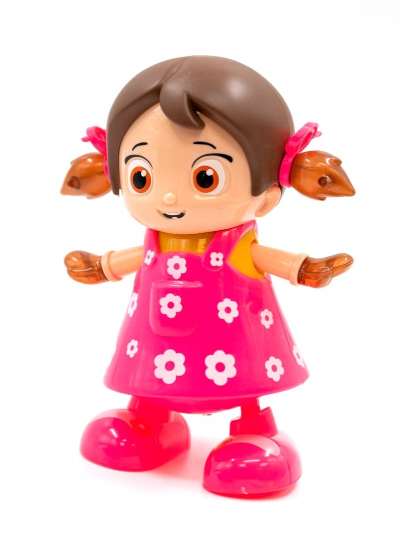 REZZOSS Interactive Musical Dancing Doll Toy for Kids – Singing & Walking Girl Robot with Flashing LED Lights & Bump and Go Action | Early Educational Sensory Toy | Best Birthday, Ramadan, Eid Gift for Toddlers & Girls Ages 3+ - Image 5
