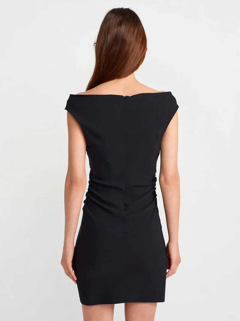 ديلفين Dilvin Bodycon Mini Bardot Dress