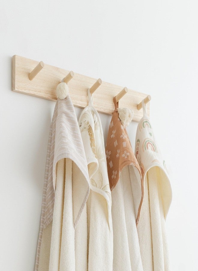 Crane BABY Crane Copper Dash Hooded Baby Towel - 100% Cotton Terry Cloth, 30" x 30", Beach & Pool Towel - Image 4