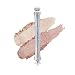 Flower Knows Shells Jewel 2in1 Under Eye Highlighter StickSmudgeProof Creamy Shimmer EyeShadow StickDualColor HighlighterConvenient MultiUse Makeup Pencil01 Vanilla White - Image 2