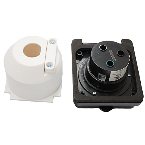 X-Haibei موصل قابس أنثوي دوار X-Haibei 30 أمبير لمأخذ طاقة RV 125 فولت لمخيمات البحر والقوافل (أسود) - Image 3