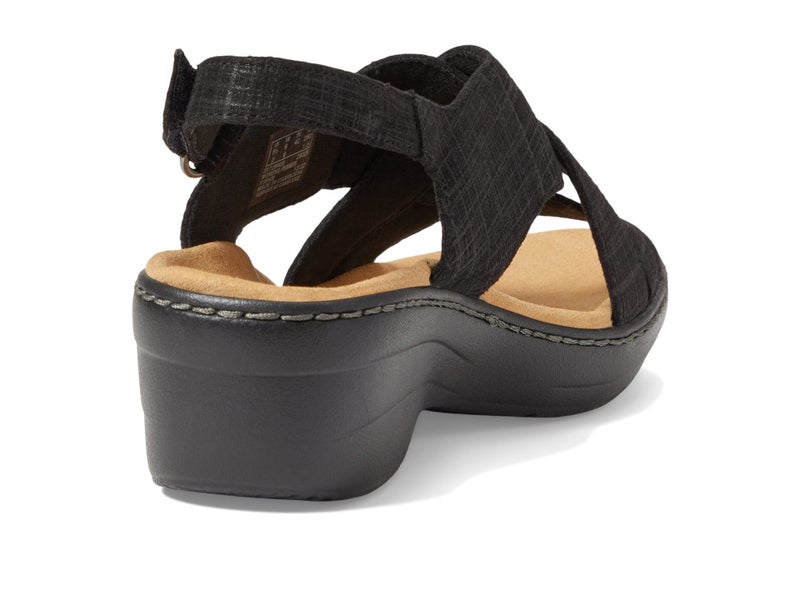 Clarks Women's Merliah Echo Heeled Sandal, Black Interest, 5.5 Medium US - Image 5
