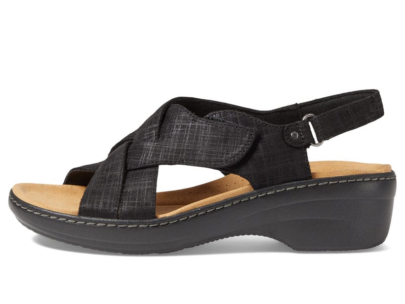 Clarks Women's Merliah Echo Heeled Sandal, Black Interest, 5.5 Medium US - Image 4
