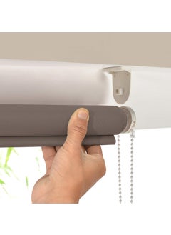 Deco Window Deco Window SemiBlackout Roller Blinds for Windows 42 Inches W X 84 Inches H Silver Grey Light Filtering RollUp Shades Sun UV Protection for Home Office  - Image 5