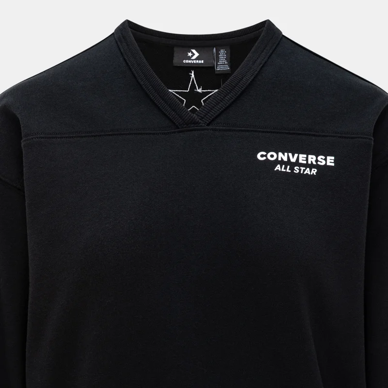 Converse Black Women's Chuck Star Sweatshirt for Women | Best Price UAE