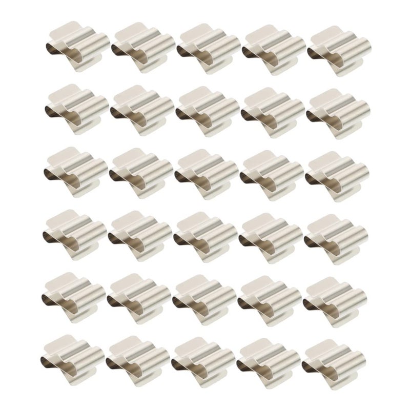 30pcs Photovoltaic Cable Clips Wire Clips for Solar Panel Installation Prevents Damage - Image 1