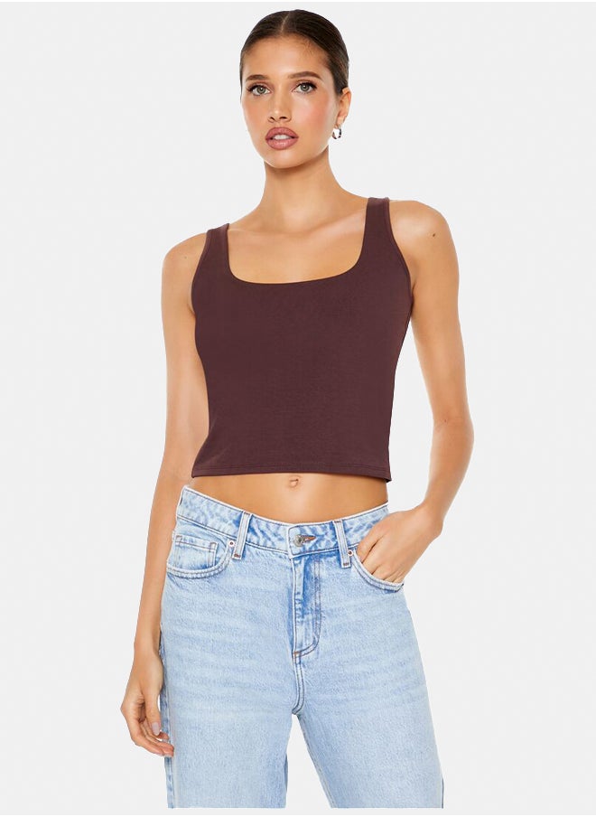 FOREVER 21 Cropped Tank Top  - Image 1