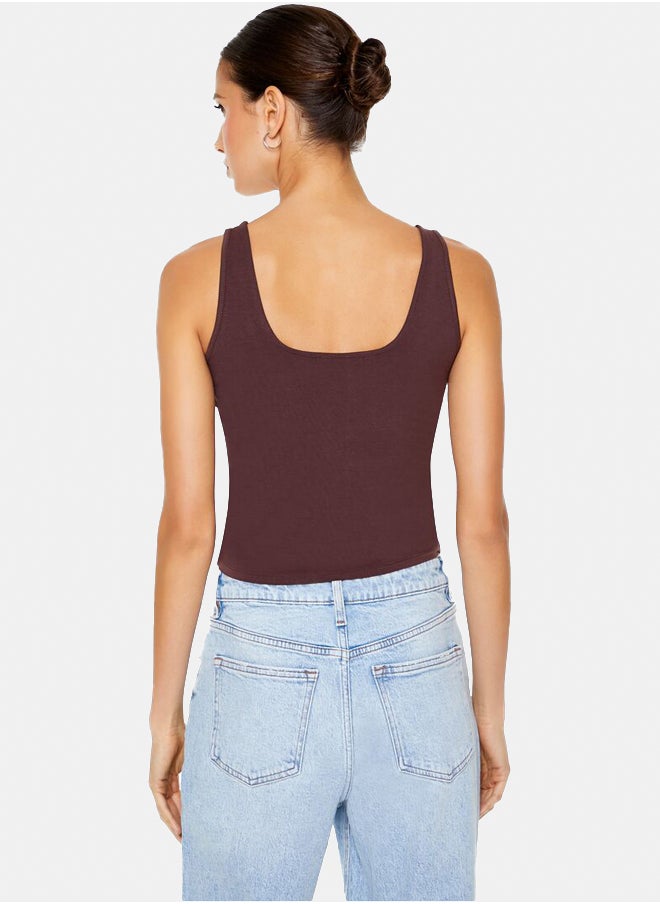 FOREVER 21 Cropped Tank Top  - Image 3