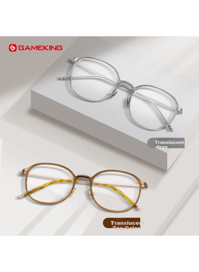 Gameking Gk007 Anti-blue Light Radiation Protection Prescription Gl For Myopia Uni Transparent Gray - Image 2