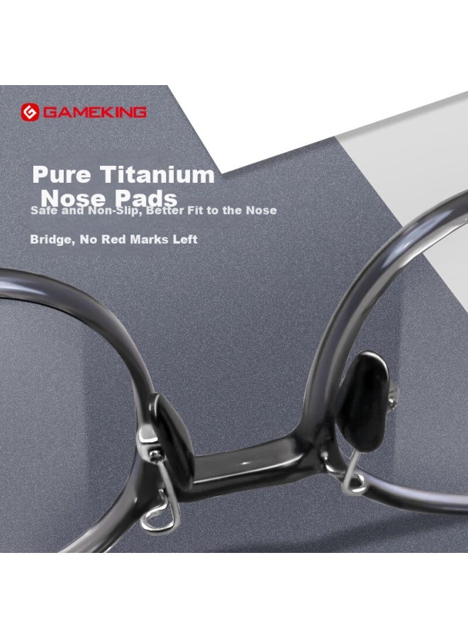 Gameking Gk007 Anti-blue Light Radiation Protection Prescription Gl For Myopia Uni Transparent Gray - Image 3