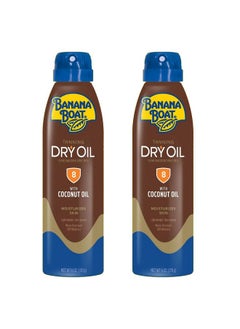 Continuous Spf08 Spray Dry Oil With Argan Oil 6 Ounce (177Ml) (2 Pack)