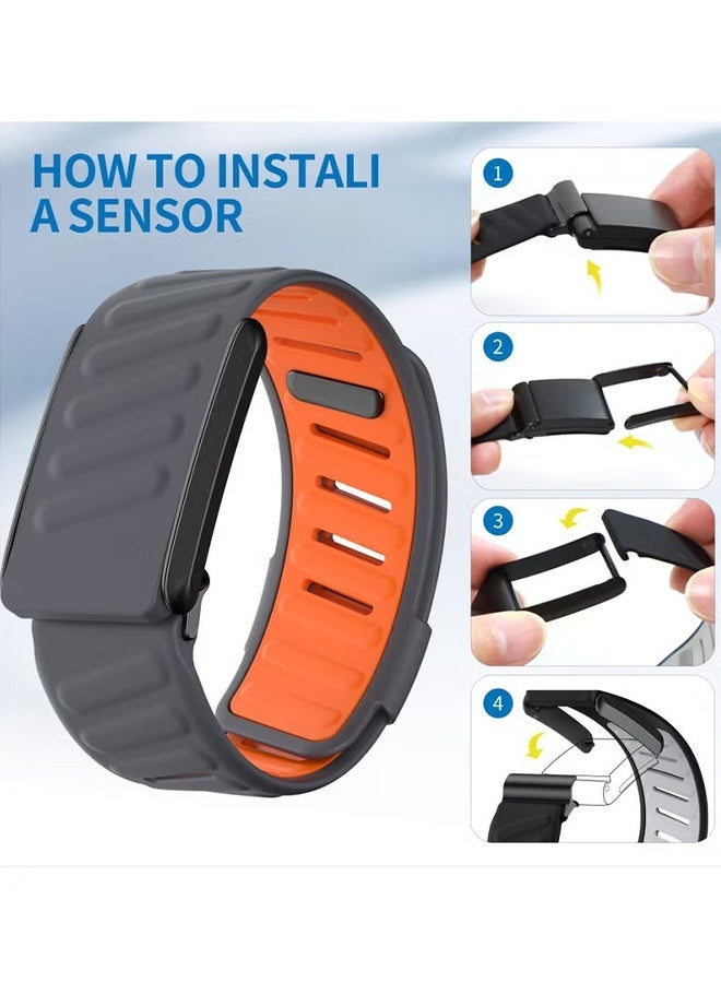 أبترين Silicone Replacement Wrist Compatible with Whoop Strap 4.0 Ultra-Soft Waterproof and Sweatproof, Soft-Touch and Flexible Silicone, Premium Quality, Comfortable - Image 4