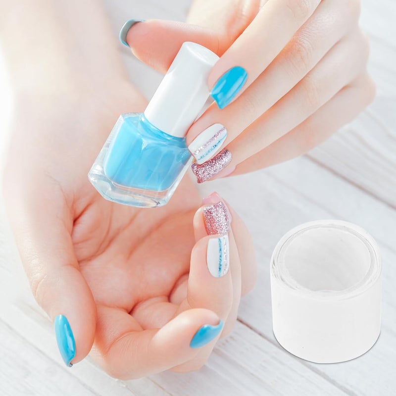 Adhesive Silk Nail Wraps for Nail Art Self Stick Reinforcement Tools for Home Salon Use Easy to Cut and Apply for DIY Manicures and Nail Decoration - Image 5