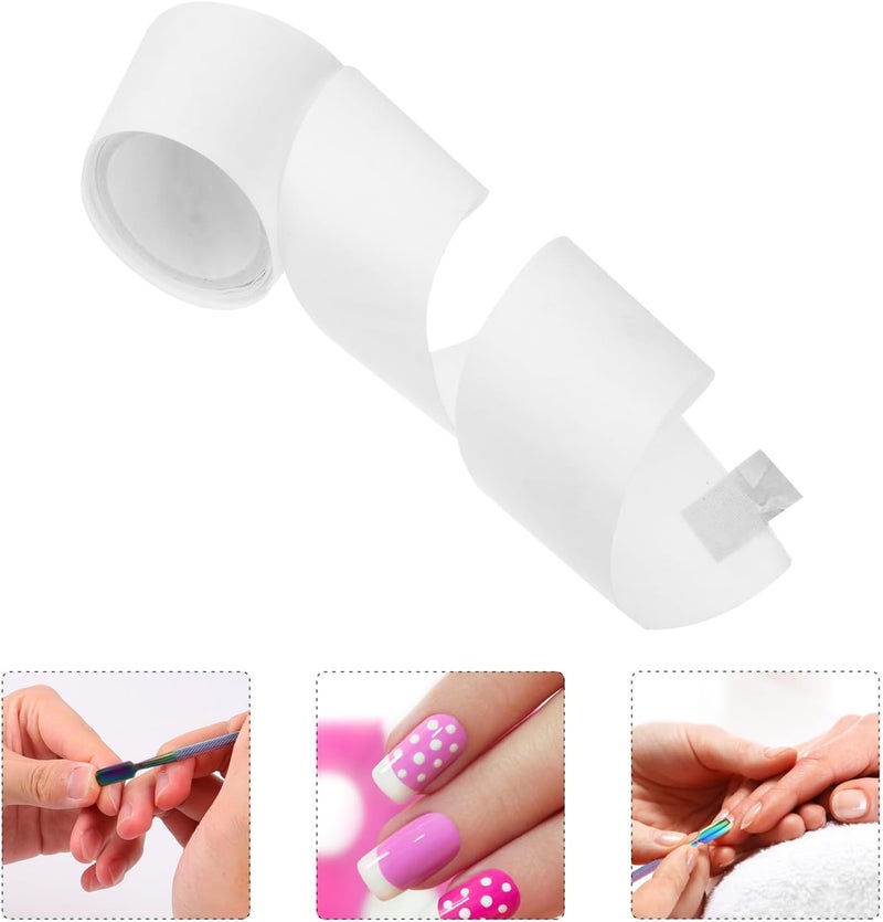 Adhesive Silk Nail Wraps for Nail Art Self Stick Reinforcement Tools for Home Salon Use Easy to Cut and Apply for DIY Manicures and Nail Decoration - Image 4