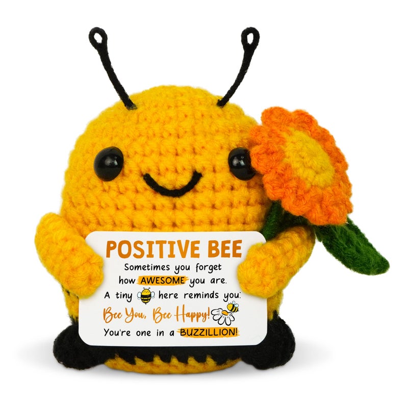OASSIE Easter Gifts for Women Men - Handmade Positive Animals Bee Crochet - Birthday Appreciation Gifts for Teacher Coworker Boss Friend, Retirement Gift for Woman, Easter Basket Stuffers - Image 1