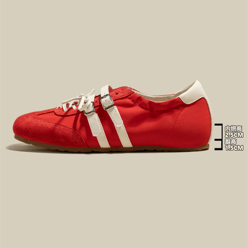 Women's Low Top Sneaker, Mary Jane Style, Lightweight Breathable, Lace-Up, 2025 Summer - Image 4