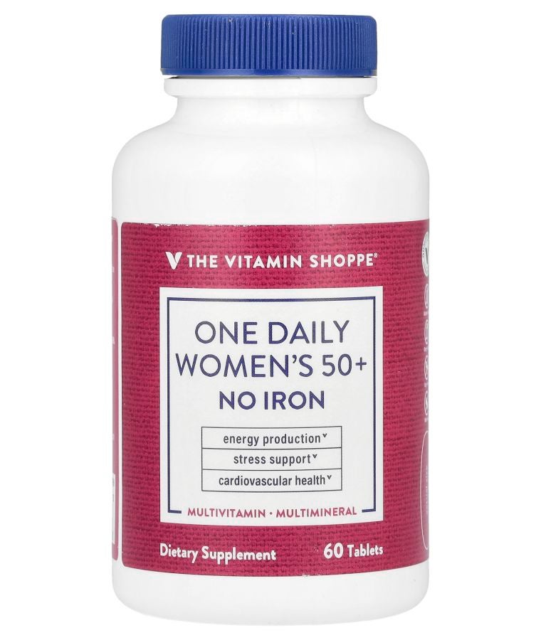The Vitamin Shoppe One Daily Women's 50+ No Iron 60 Tablets