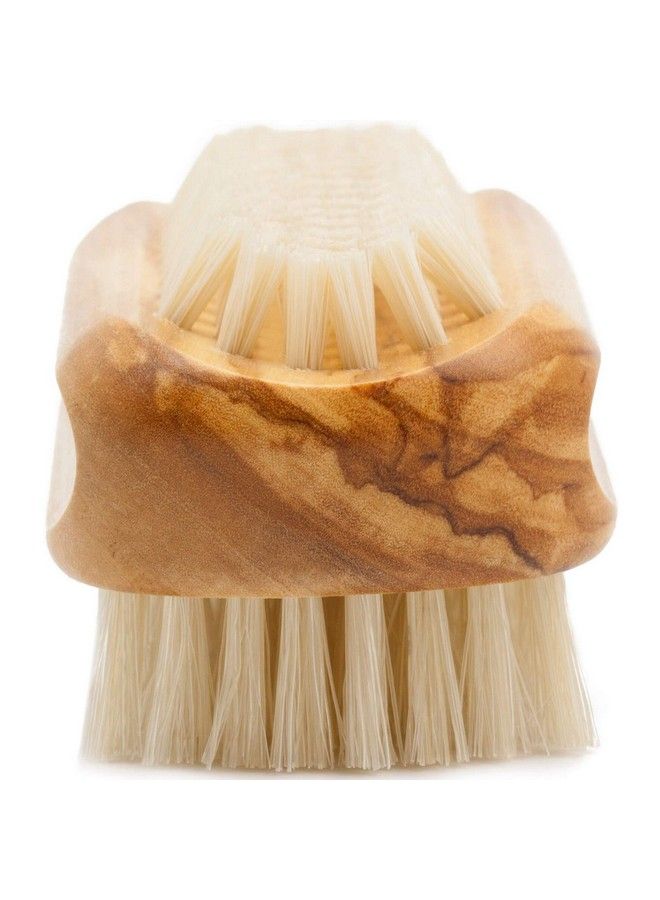 Fendrihan Genuine Boar Bristle Nail Brush With Real Olive Wood Handle Made In Germany - Image 3