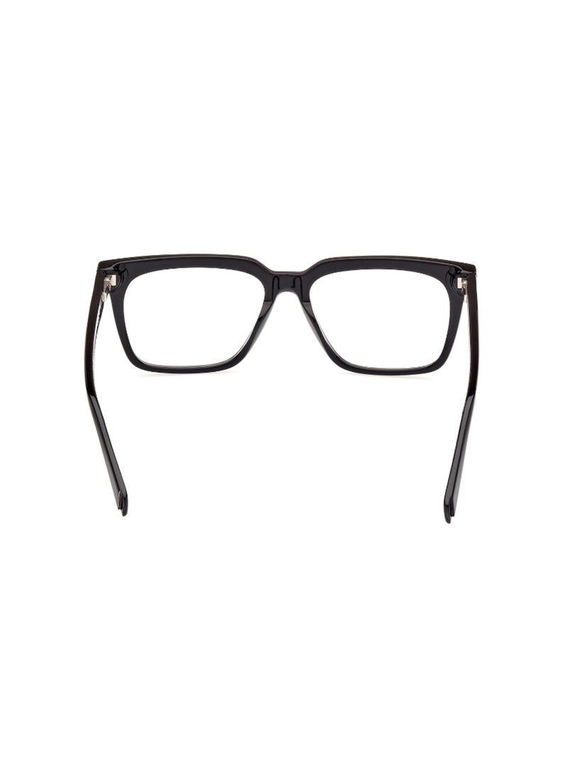 GUESS إطارات نظارات مستطيلة الشكل للرجال - GU5013300153 - حجم العدسة: 53 مم - أسود لامع - Image 4