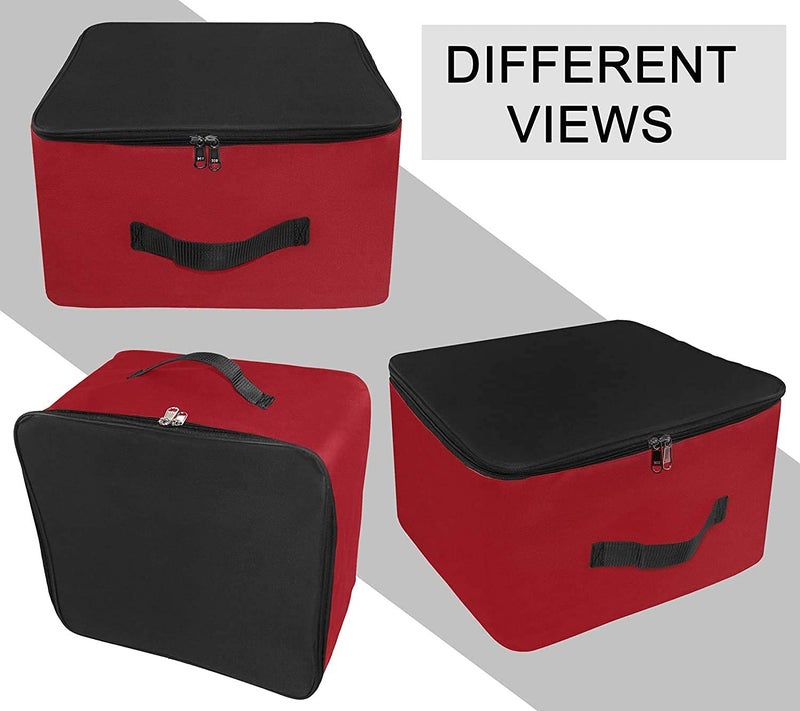 Haimac Nylon Storage Bag for Clothes Red Black 381x254x355 cm Multipurpose Bag - Image 5