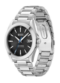 HUGO BOSS HUGO BOSS ROUND ANALOG MEN'S BLACK CASE WATCH - 1514170  - Image 1