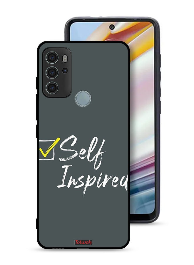 Tolwak Motorola Moto G60S Protective Case Cover Self Inspired - Image 1