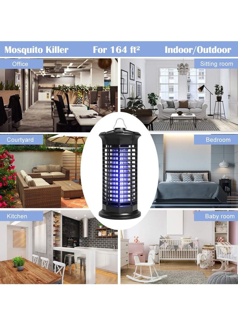 Electric Mosquito Killer,Portable UV Indoor and Outdoor Flying Fly Insect Killer Electronic UV Lamp for Home, Bedroom, Kitchen, Office