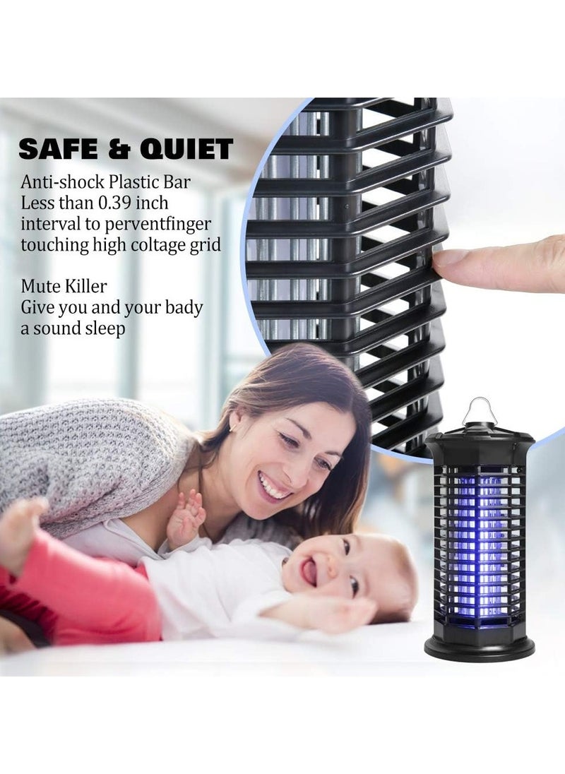 Electric Mosquito Killer,Portable UV Indoor and Outdoor Flying Fly Insect Killer Electronic UV Lamp for Home, Bedroom, Kitchen, Office