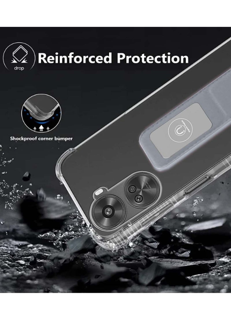 Wtech PU Leather Hand Strap Grip Holder Stand Case Cover For Huawei Nova 10 SE Grey - Image 4