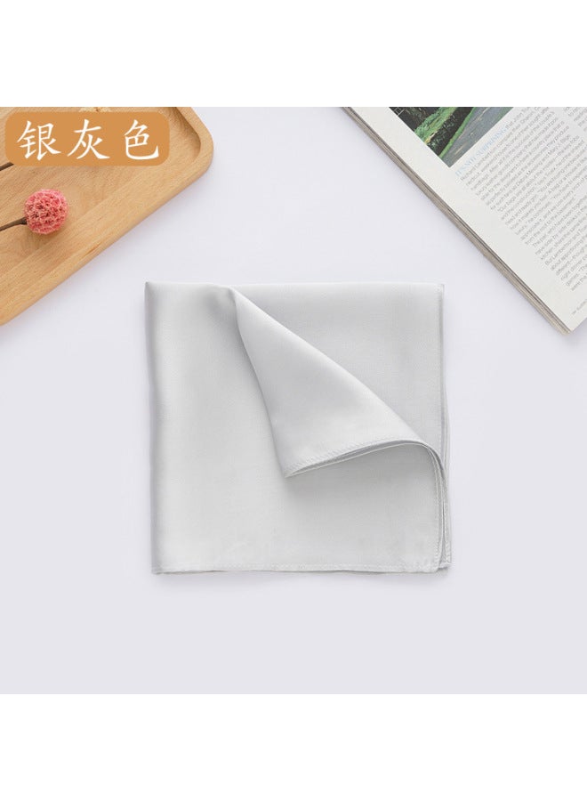 Silk Handkerchief Suit Pocket Towel 100 Mulberry Silk Small Handkerchief Multi-color Optional