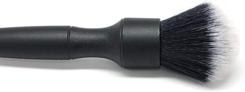 Ultra Soft Car Detailing Brush Set, Natural Premium Long Handle Detail Brushes for Engines, Wheels, Interior, Leather, Trim, Air Vents black 2 Pack - Image 4