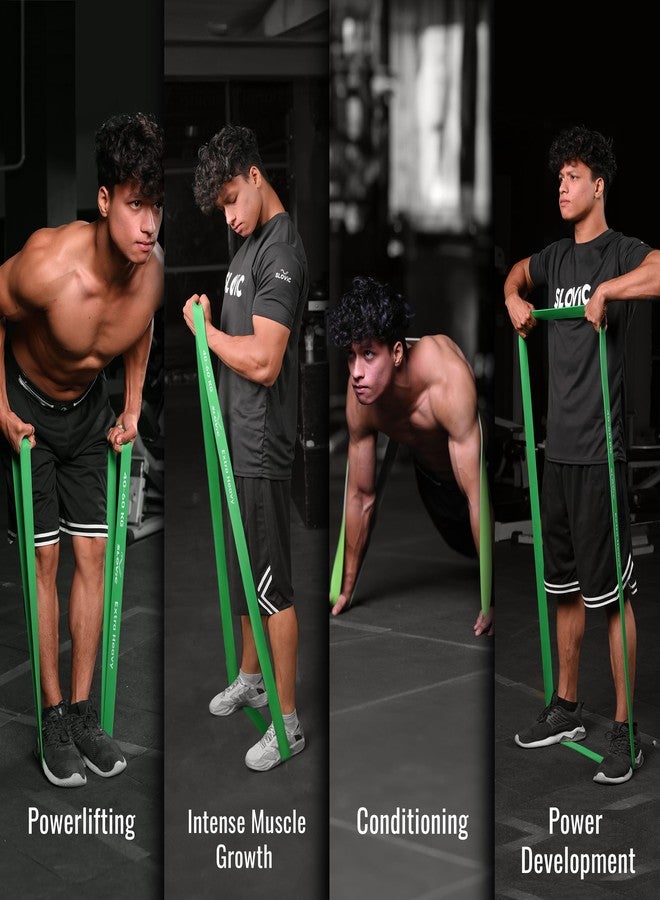 Slovic Resistance Band for Workout [Upto 60 KG] | Latex Free Resistance Bands Set | Excercise Band & Stretching Bands for Exercise for Home Workouts | Gym Equipment for Home Workout | for Men & Women - Image 3